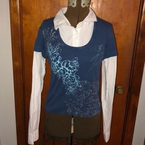 ❤️LAST CHANCE❤️ NWOT dress shirt with sweater